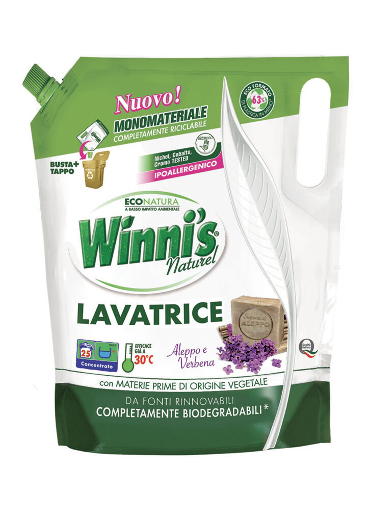 Winni's Lavatrice Ecoformato Aleppo e Verbena 25 lavaggi 1250 ml. - Madel  S.p.A.